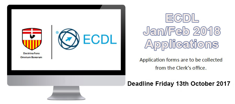 ECDL January 2018 Applications out now